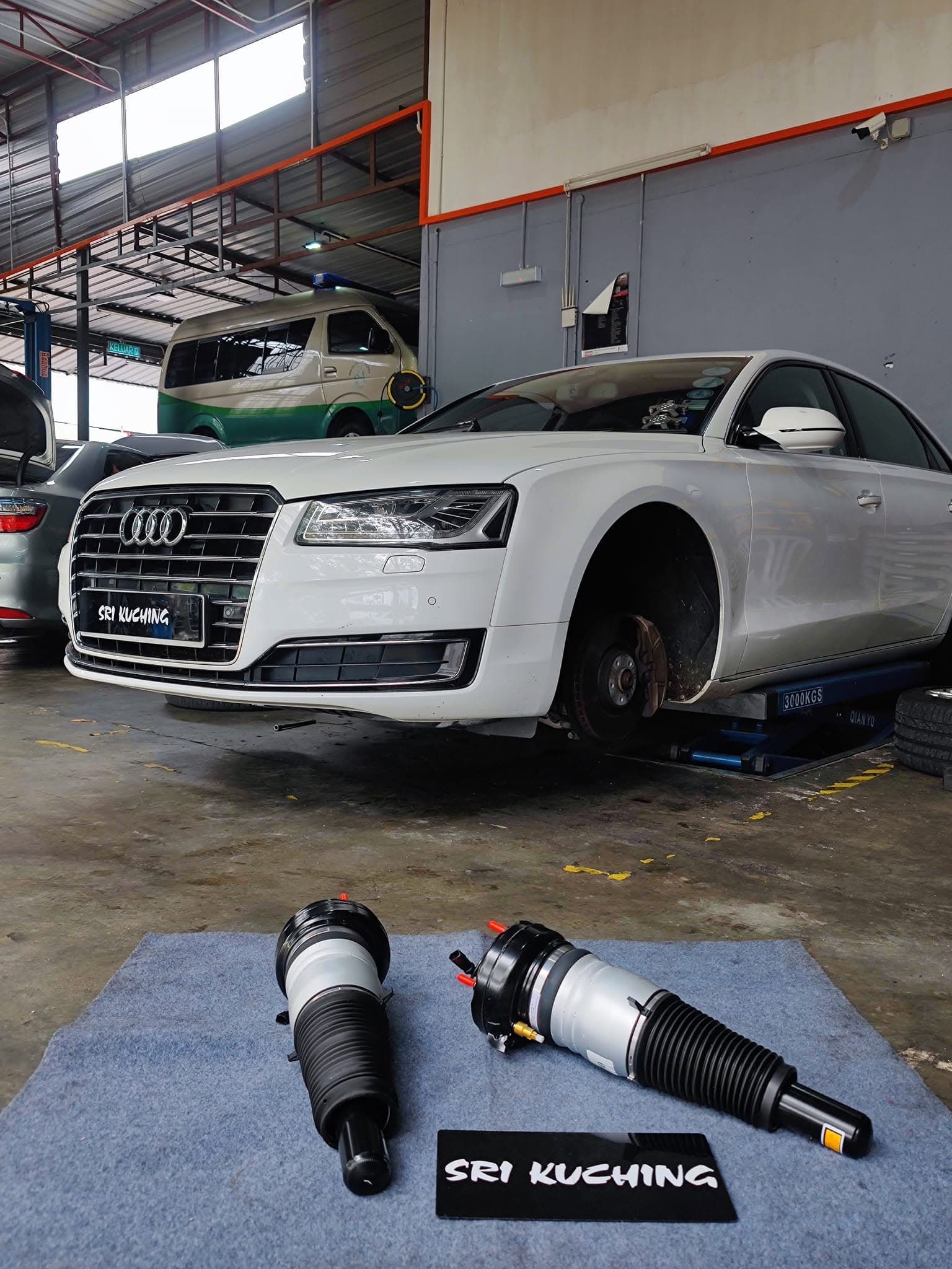 Air Suspension Repair service at Kuala Lumpur auto repair workshop