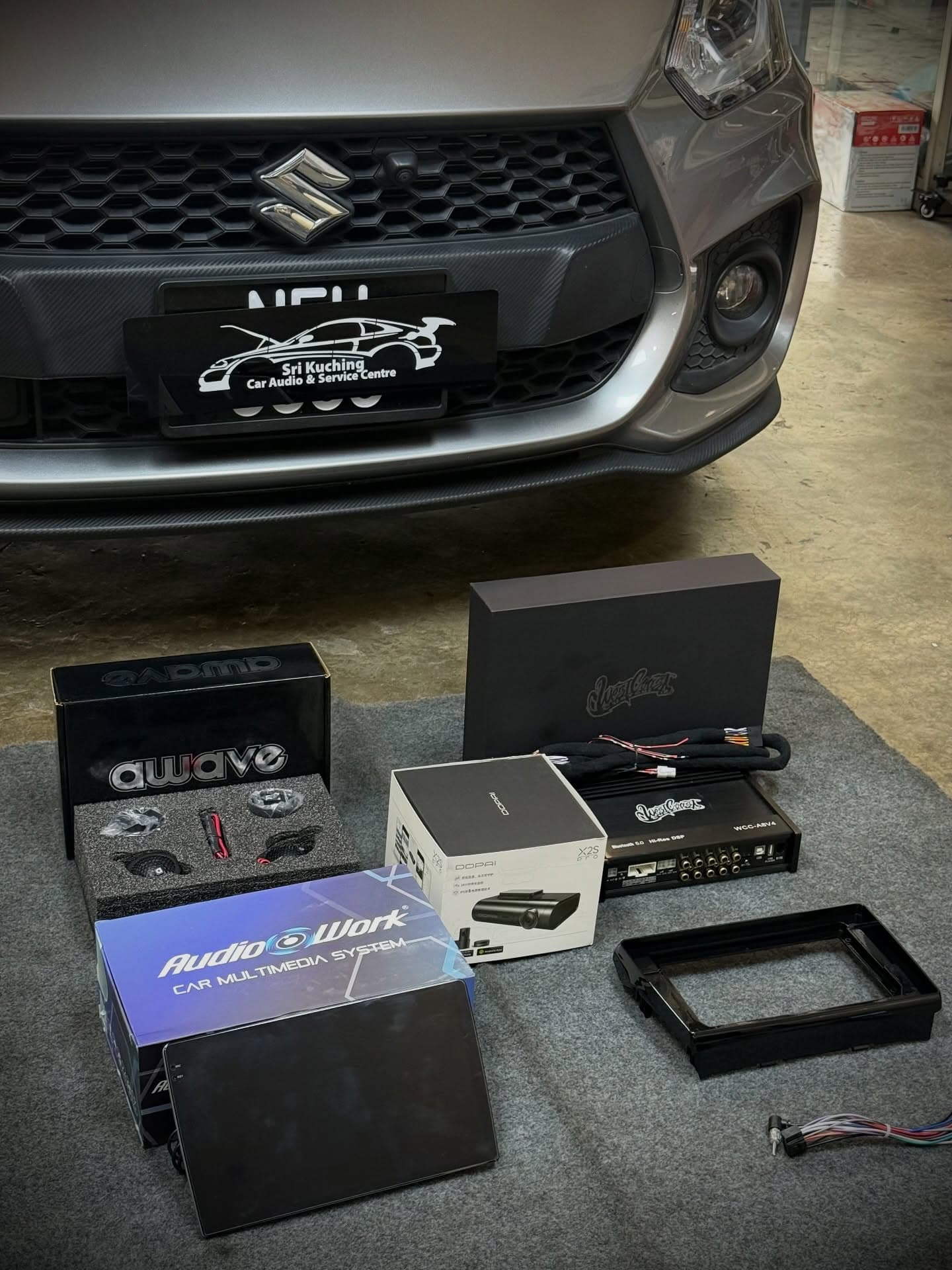 Car Accessories & Audio Upgrade service at Kuala Lumpur auto repair workshop