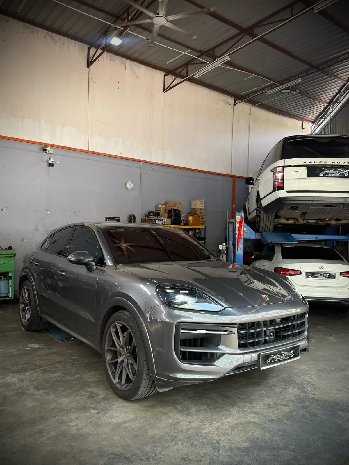 Luxury vehicles serviced at Sri Kuching workshop in Kuala Lumpur