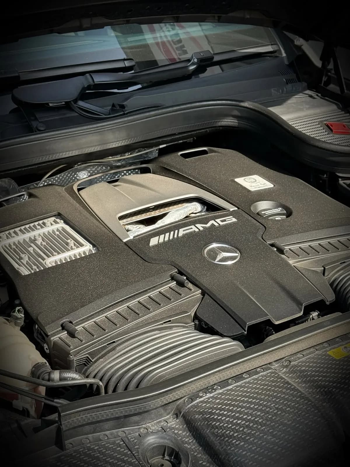 Mercedes-AMG engine bay serviced by experienced Kuala Lumpur technicians